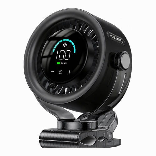 Hushwind clip-on turbine fan in black